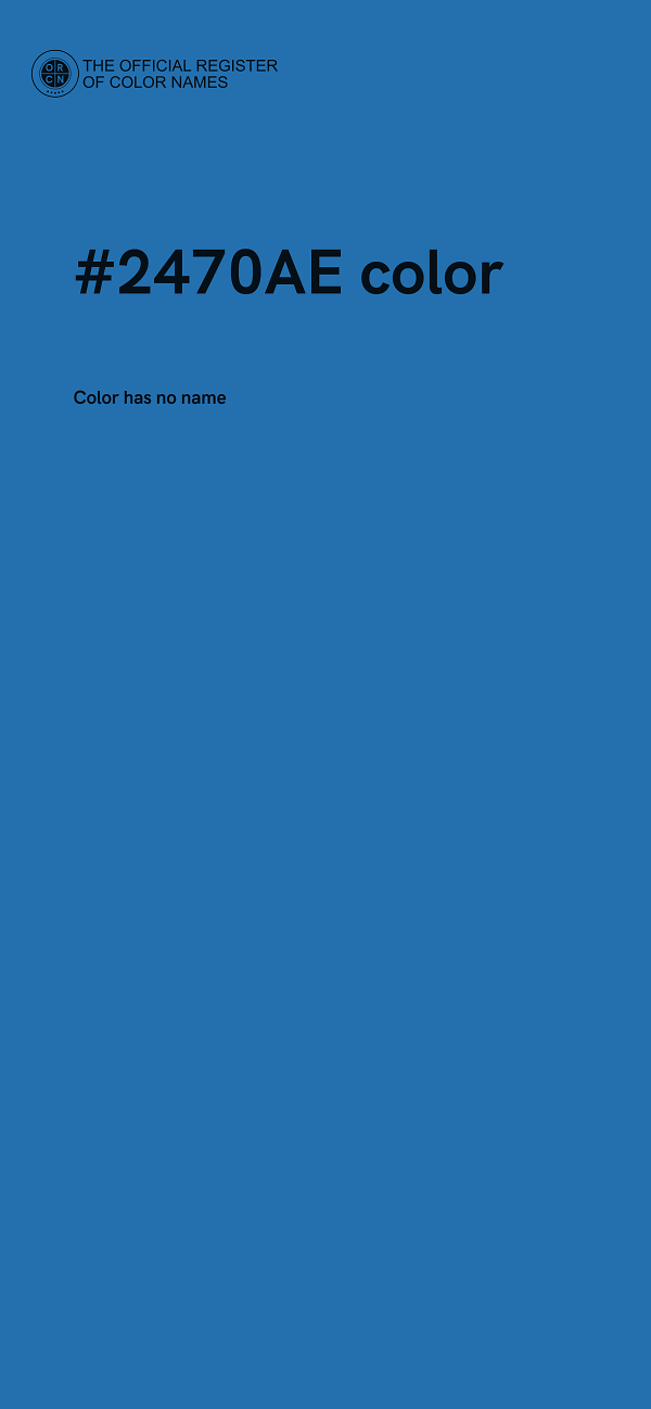 #2470AE color image