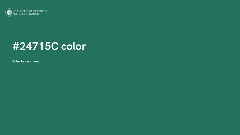 #24715C color image