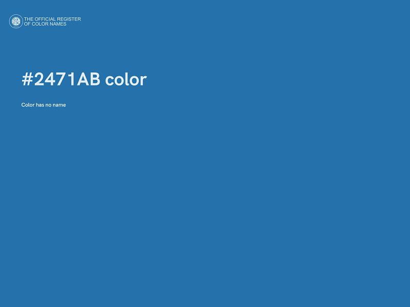 #2471AB color image
