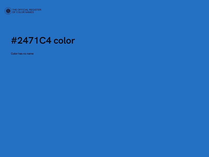 #2471C4 color image