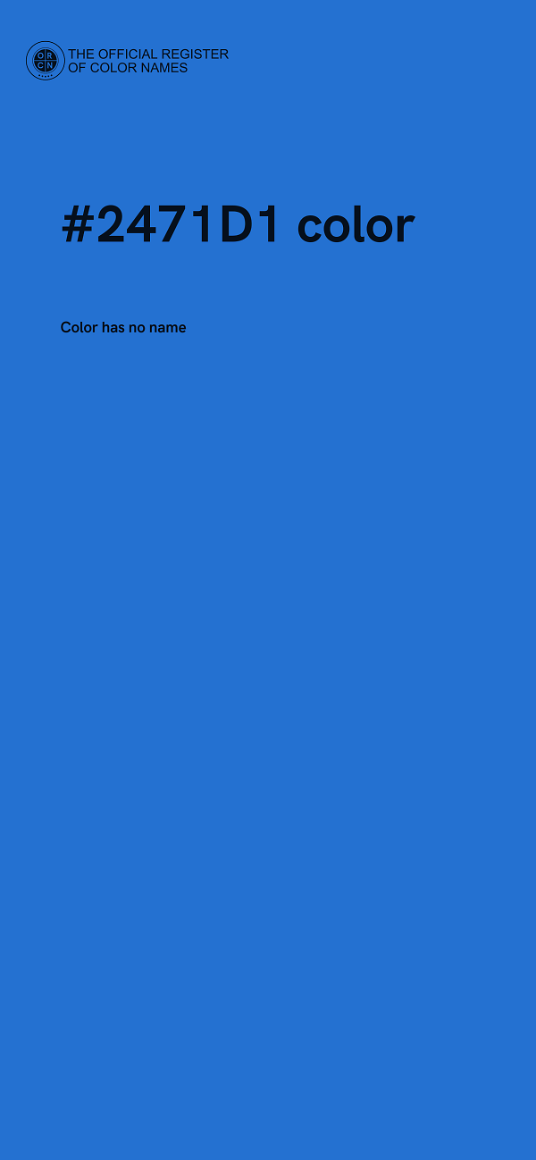 #2471D1 color image
