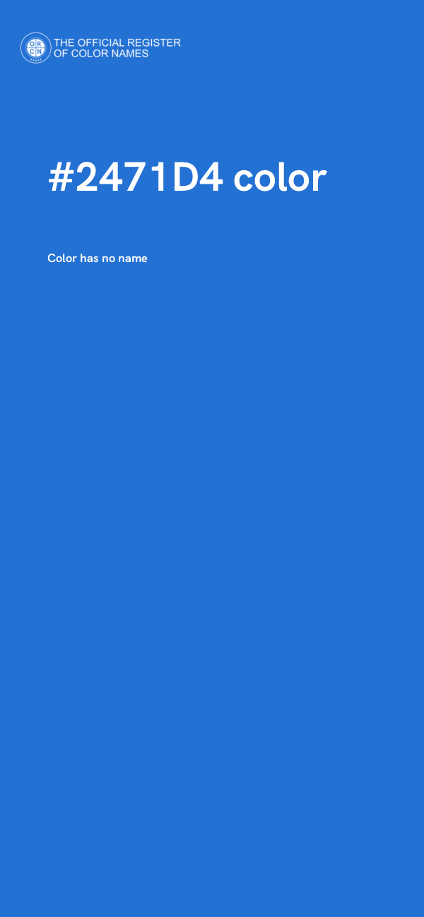 #2471D4 color image