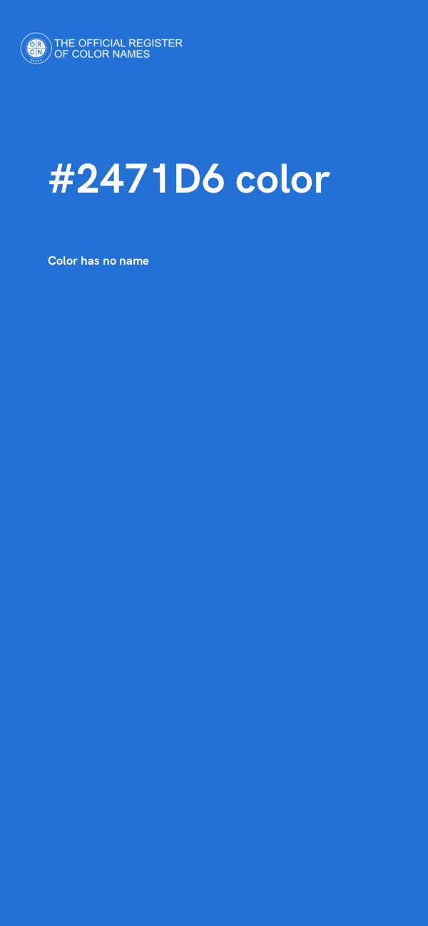 #2471D6 color image