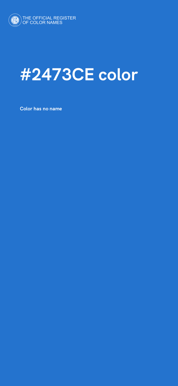 #2473CE color image