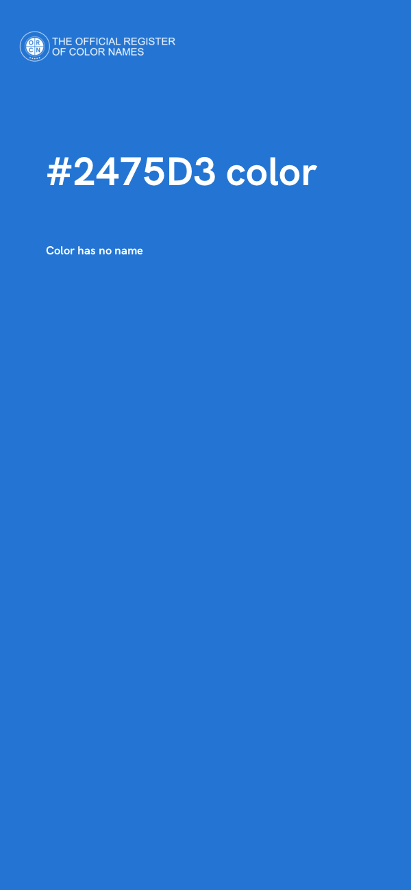 #2475D3 color image