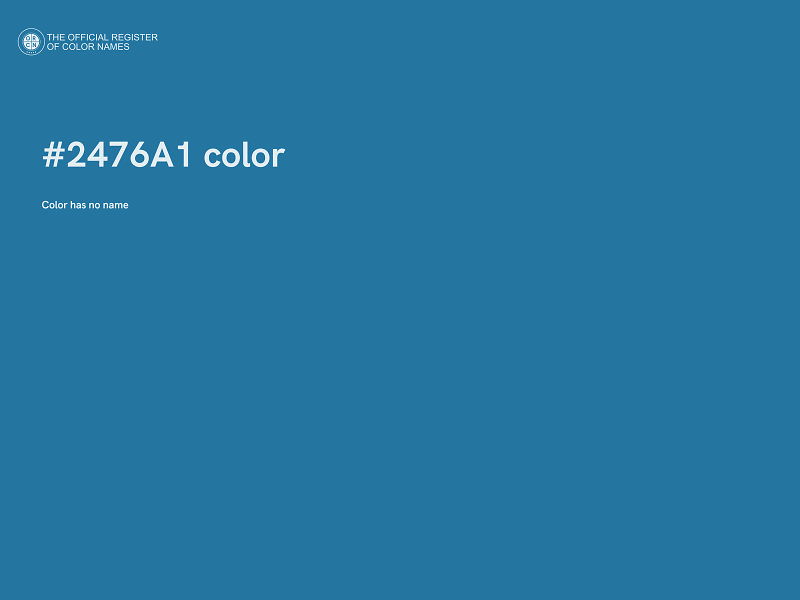 #2476A1 color image