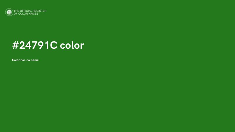 #24791C color image