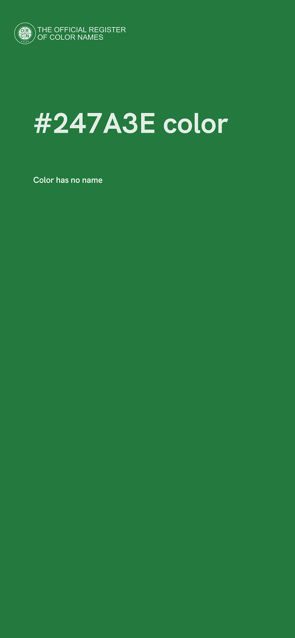 #247A3E color image