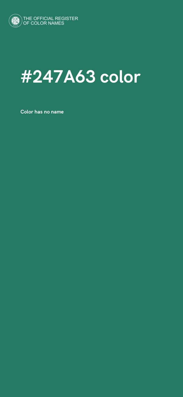 #247A63 color image