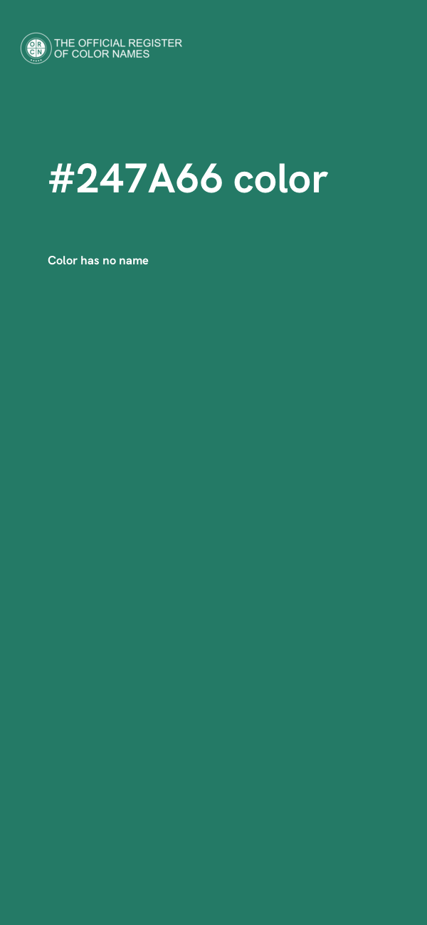 #247A66 color image