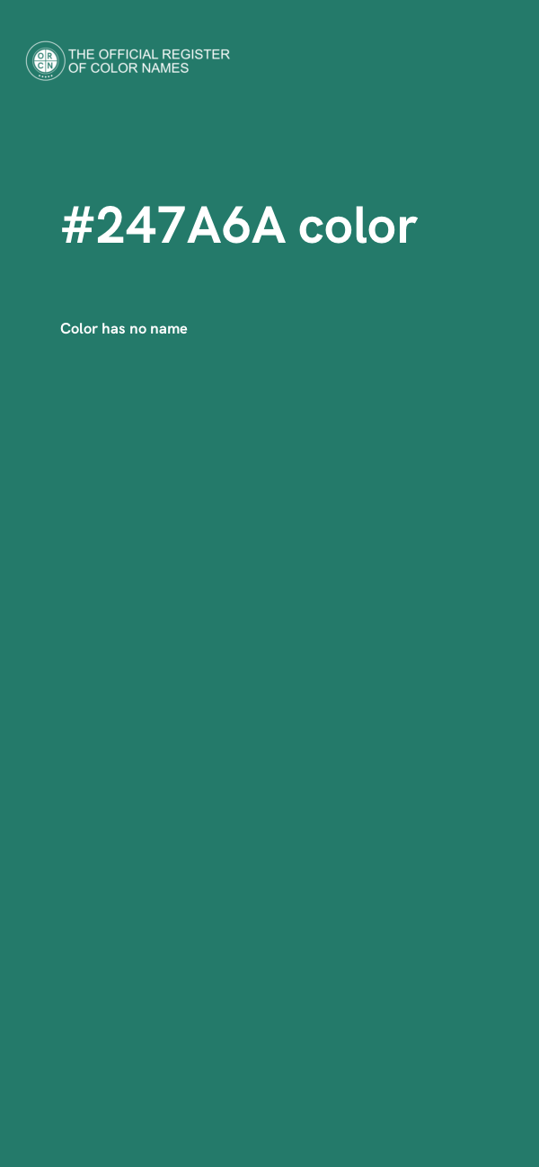#247A6A color image