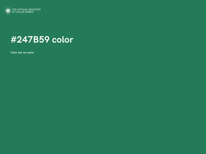#247B59 color image
