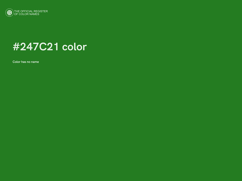 #247C21 color image