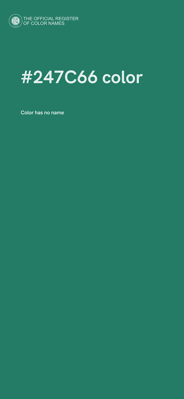 #247C66 color image