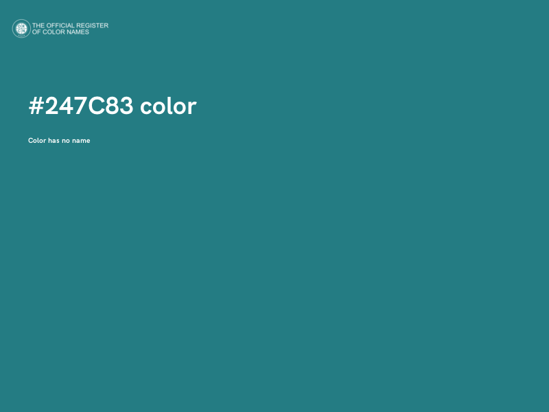 #247C83 color image