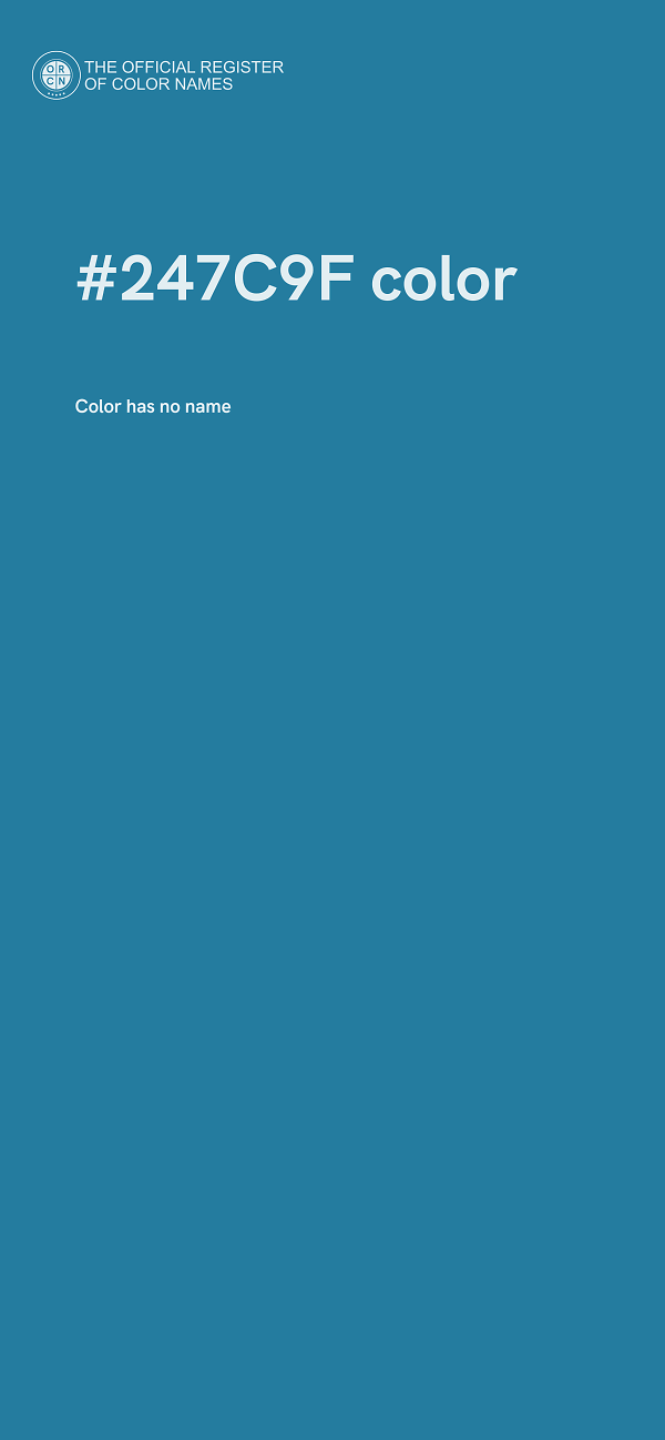 #247C9F color image
