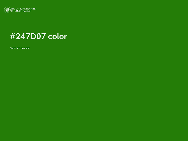 #247D07 color image