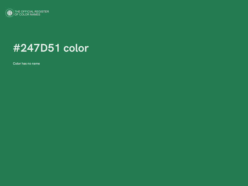 #247D51 color image