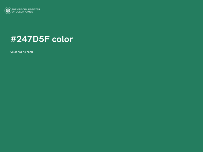 #247D5F color image