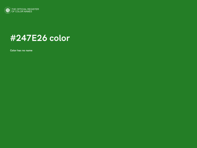 #247E26 color image