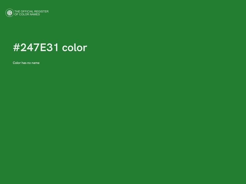 #247E31 color image