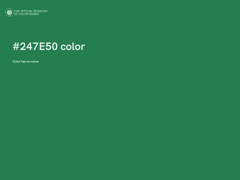 #247E50 color image