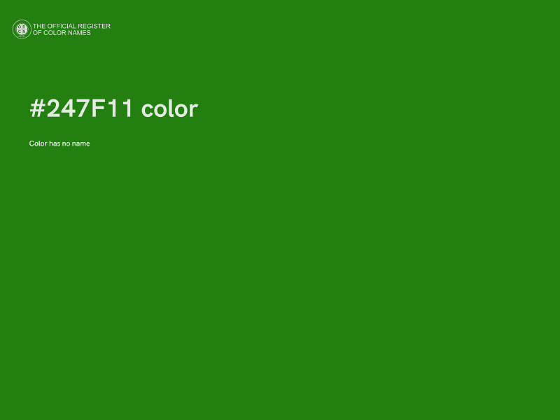 #247F11 color image