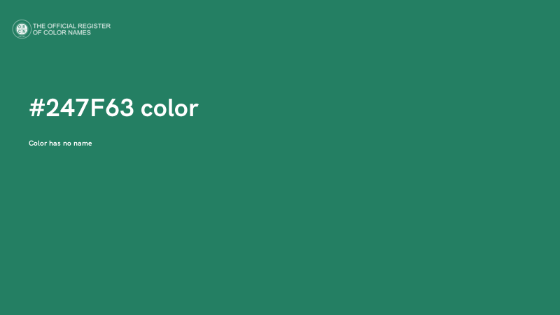 #247F63 color image