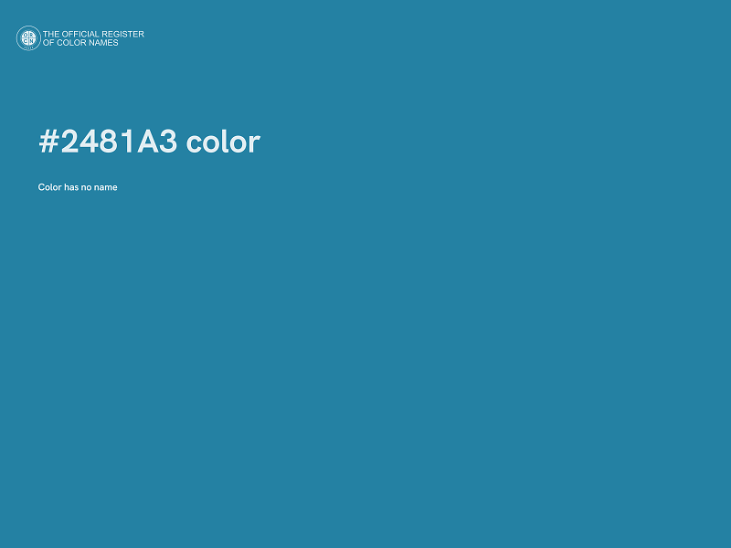 #2481A3 color image