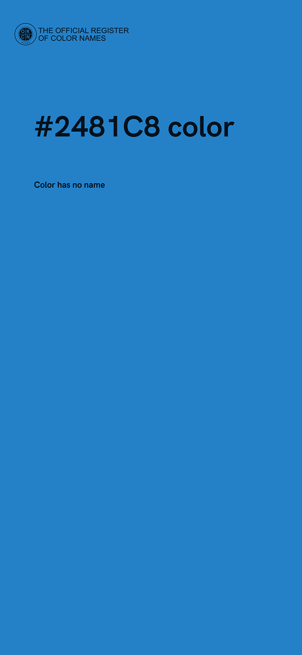 #2481C8 color image