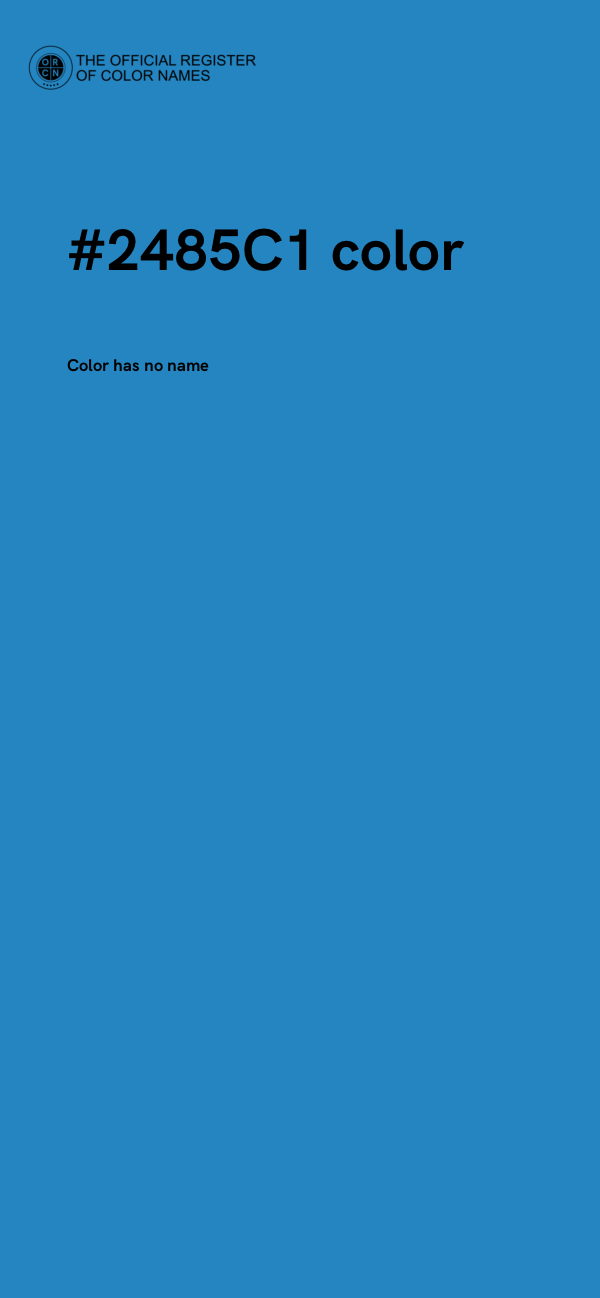 #2485C1 color image
