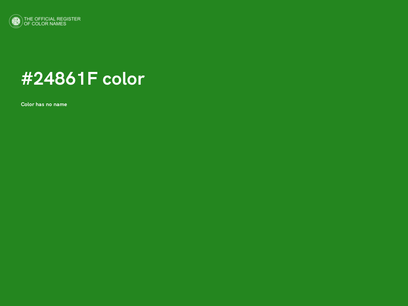 #24861F color image