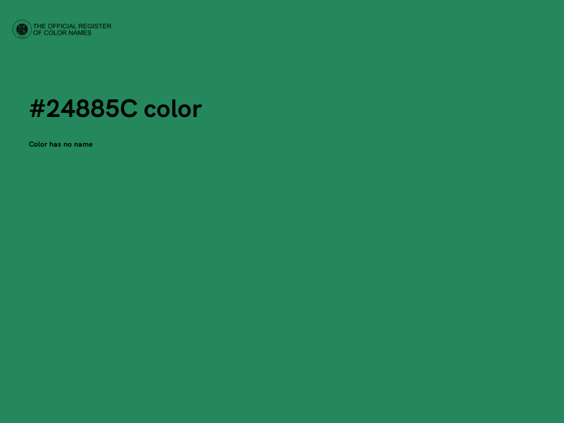 #24885C color image