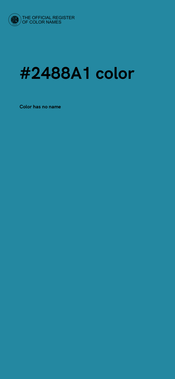 #2488A1 color image