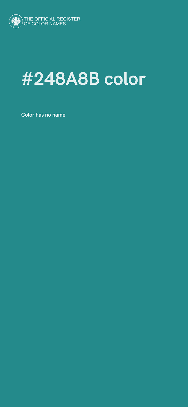 #248A8B color image