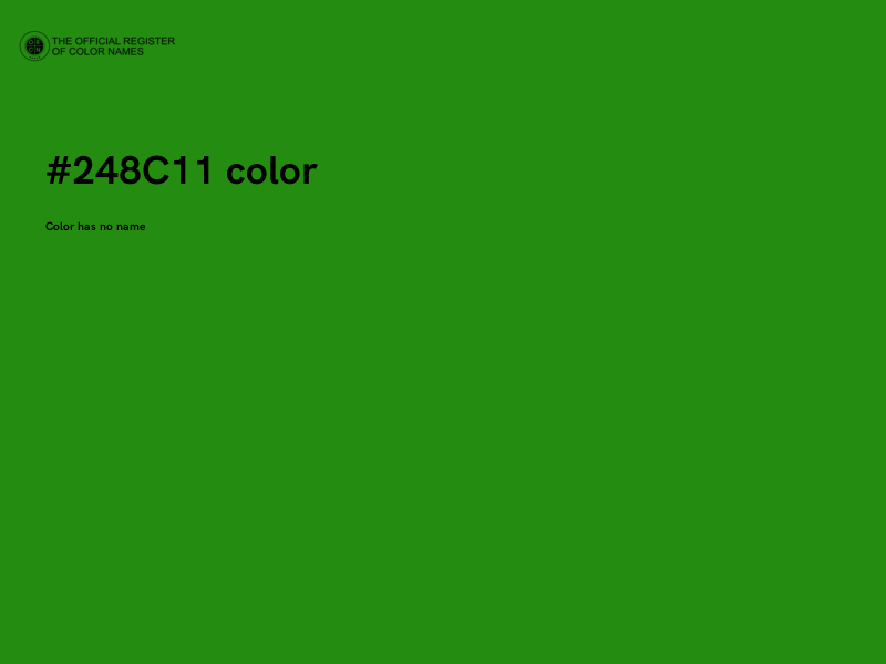 #248C11 color image