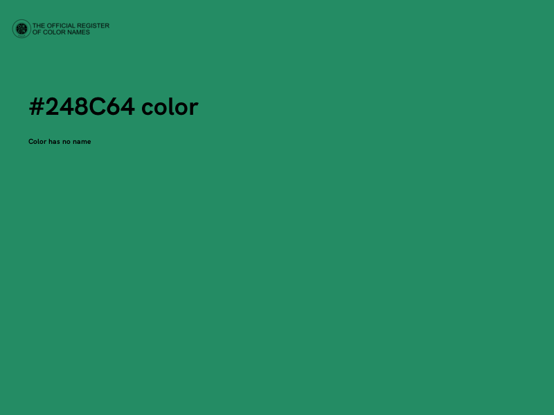 #248C64 color image