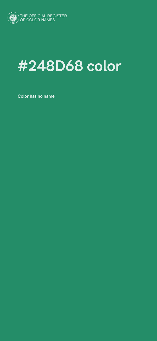 #248D68 color image