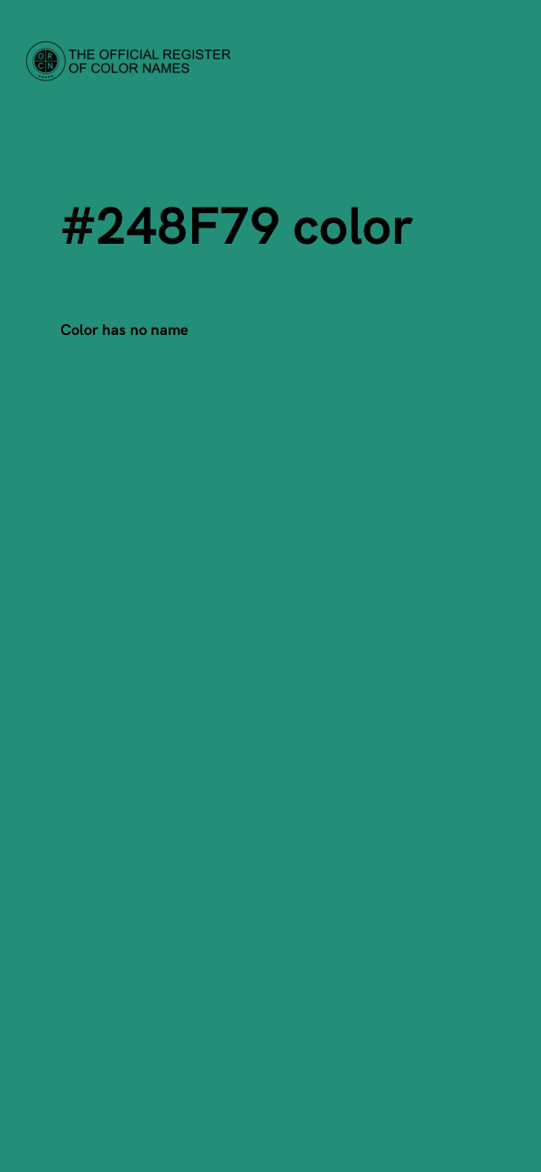 #248F79 color image