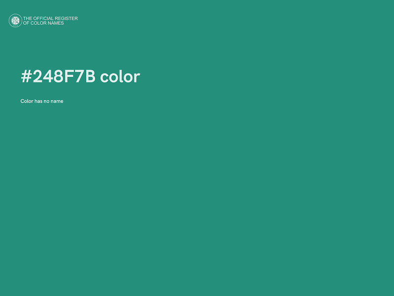 #248F7B color image