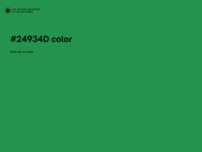 #24934D color image