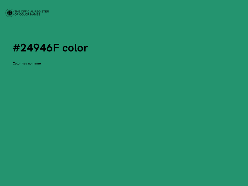 #24946F color image