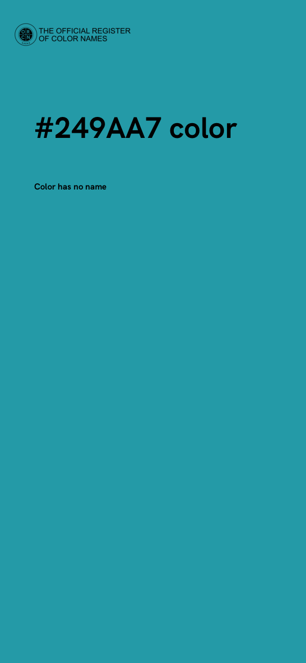 #249AA7 color image