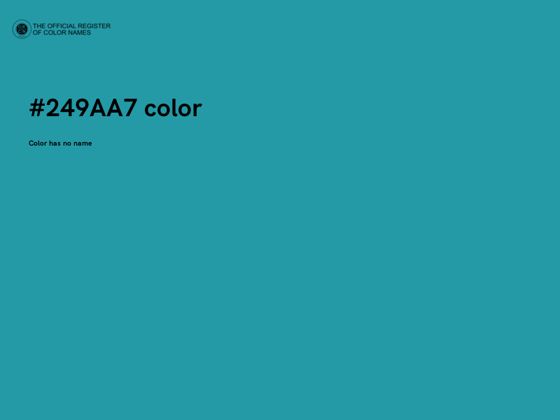 #249AA7 color image