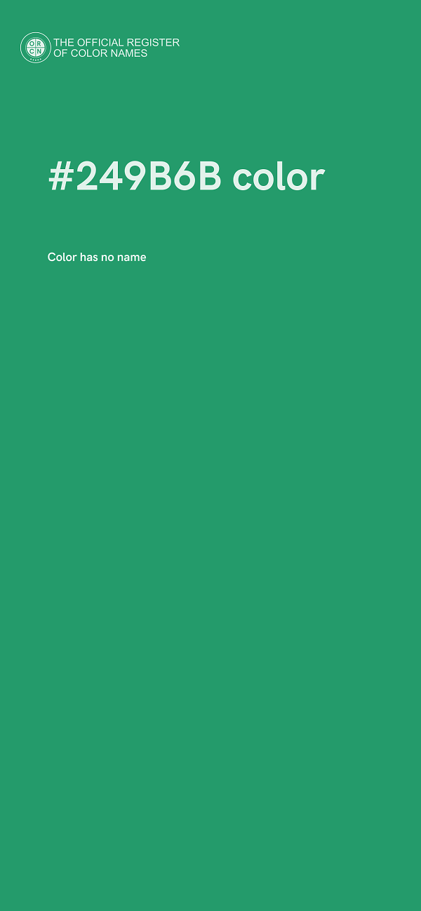 #249B6B color image