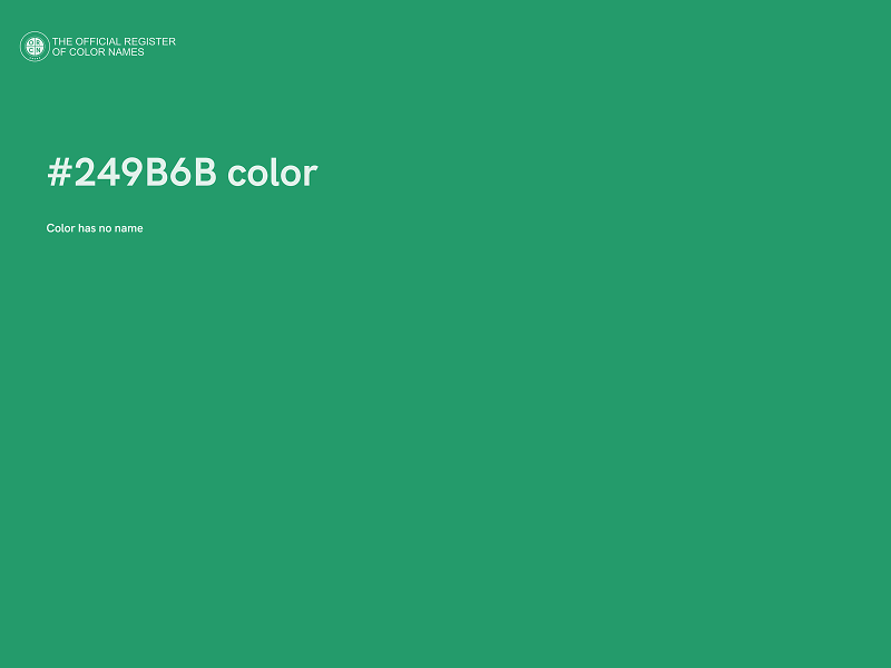 #249B6B color image