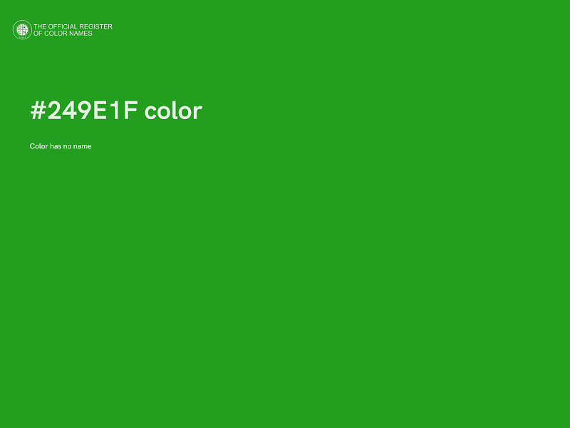 #249E1F color image