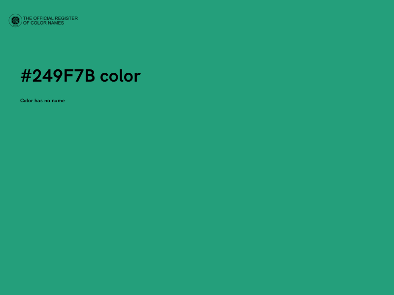 #249F7B color image