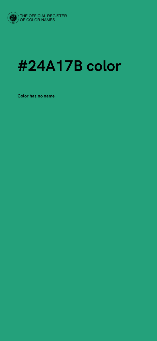 #24A17B color image