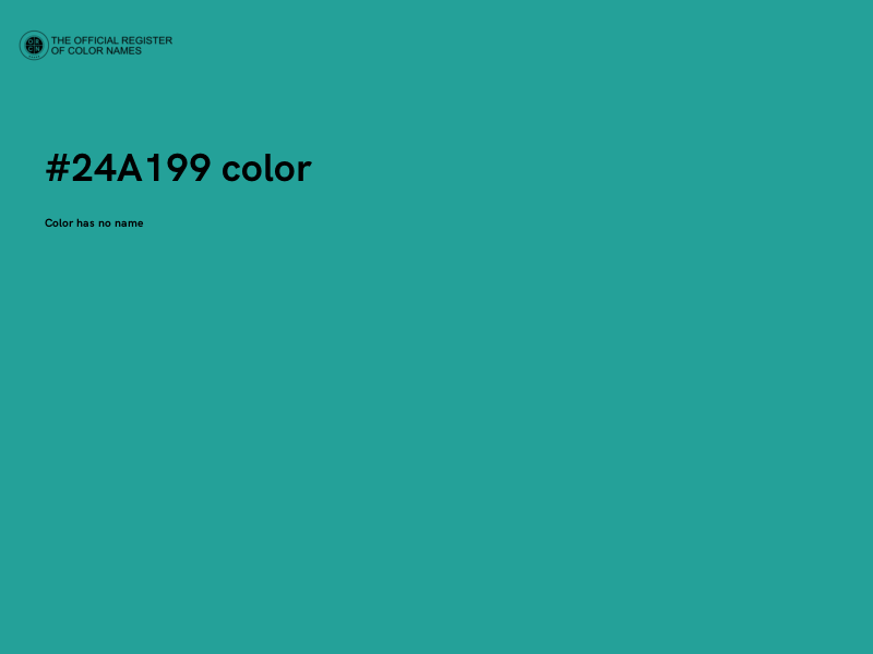 #24A199 color image